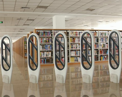 F-N智能防磁鐵超寬通道圖書館防盜報警器