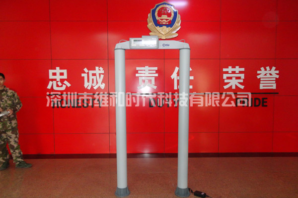 西夏公安局各巡警大隊采用6臺啟亞品牌CLASSIC進口安檢門[圖文]