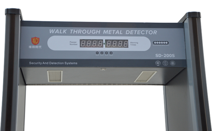 SD-600型安檢門面板設計圖